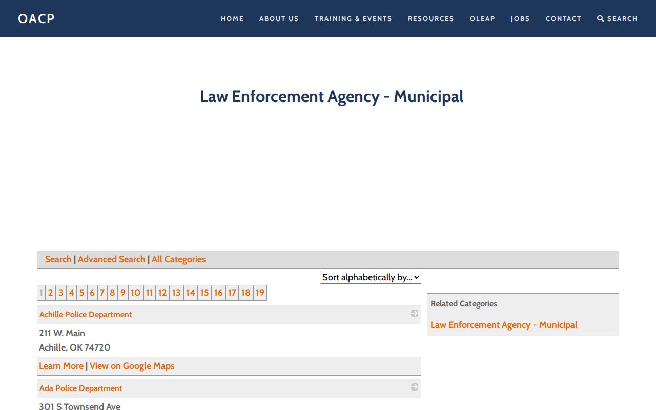 Grant County Wakita Police directory contact for Wakita warrant records